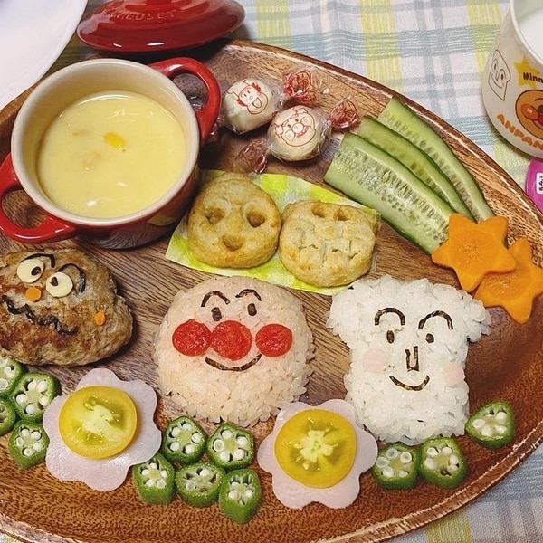 娘の2歳の誕生日 アンパンマンごはん アンパンマンケーキ hayuSnapdish スナップディッシュID:LHDDTa