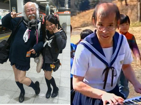 レディビアードさんとセーラー服おじさん - なんば経済新聞