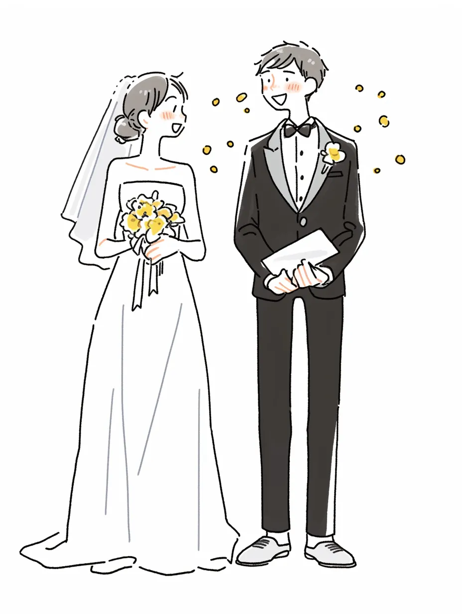 結婚式の無料イラストフリーイラスト素材集 ジャパクリップ