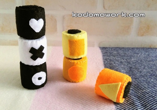 ペットボトルとビーズのガラガラ