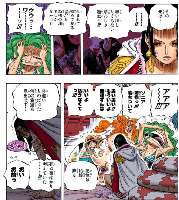 未使用のデザイン：ボア・ハンコックとルフィの娘、ティアナ。その背景にある物語についてはコメントをお読みください。 : r OnePiece