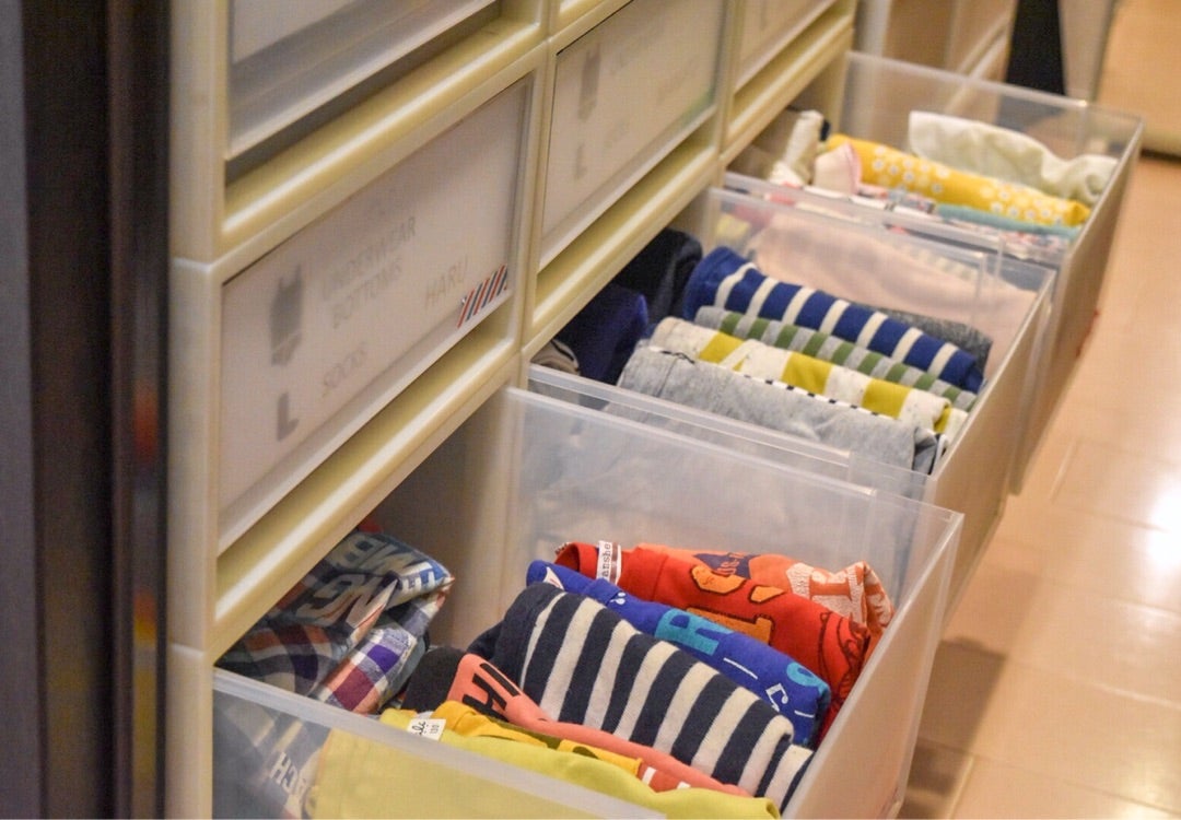 クローゼット 子供の服収納の見直し☆押入れ改造☆無印ポリプロピレンケース☆muji☆クローゼット用PPケースワカヤマ☆テヅクリ☆テンゴク -楽天ブログ