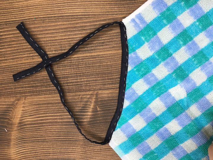 100均タオルで手作りスタイ よだれかけ ！型紙不要！内職ママのメモ