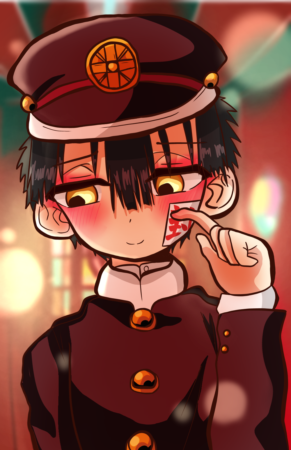 今日はバレンタインデーですね💕 地縛少年花子くんの二次創作イラストです💦 苦手なかたにはごめんなさい💦 よく考えたら花子くんって寧々ちゃんの手作りドーナツを食べ損ねたままだなぁってことで寧々ちゃんの手作りドーナツを食べる花子くんにしてみました 🍩 *´ч`封