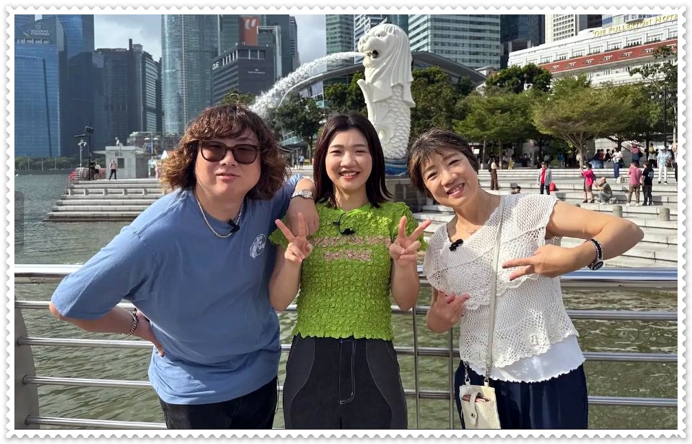 3時のヒロイン福田麻貴、実母＆兄とシンガポール旅行へ ディープな質問で涙 - モデルプレス