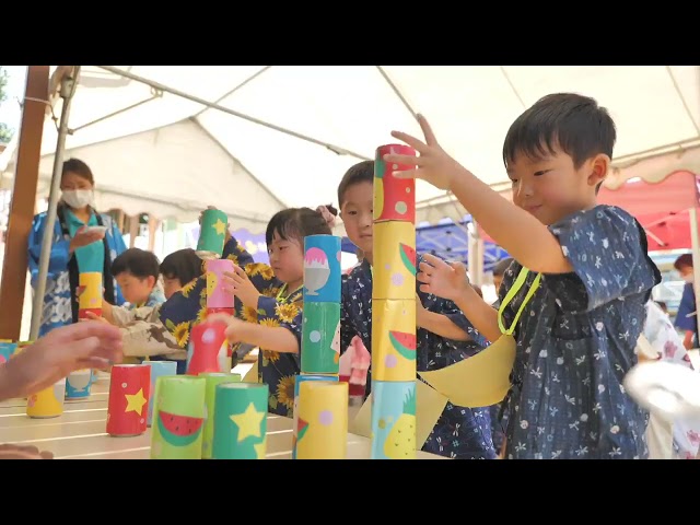 夏祭りごっこをしました☆てとて保育園 ワンアベニュー