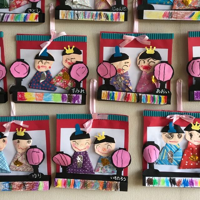 3歳児のひな祭り製作。保育のねらいと、にじみ絵やはじき絵を活用したアイデア保育士の転職・採用は 保育士バンク！