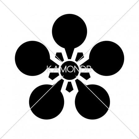 前田家の家紋 大Tシャツを購入デザインTシャツ通販 ClubT