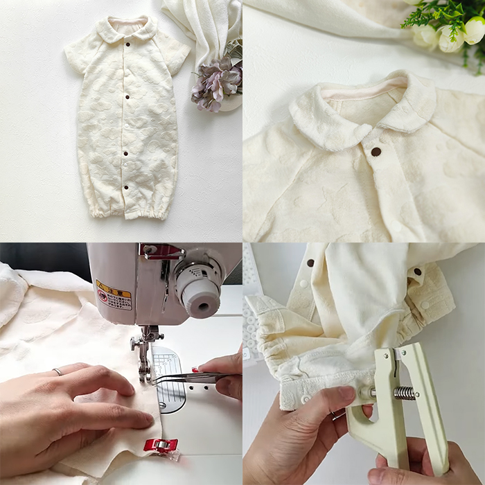 ハンドメイドで子供服を作っている様子です☺️✨handmadeワンピースベビー服女の子服ハンドメイド子供服手作りminneminneで見つけて子供服女の子ハンドメイド作家ハンドメイド作り方