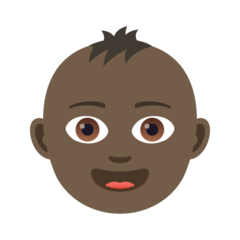 アフリカの子供の表情のセット。アフロアメリカンベビー絵文字。かわいい黒い肌の幼児のスマイリー. ストックベクター ©Juliare77266991498