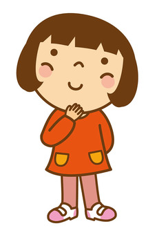 絵を描く小さい女の子イラスト画像とPSDフリー素材透過の無料ダウンロード - Pngtree