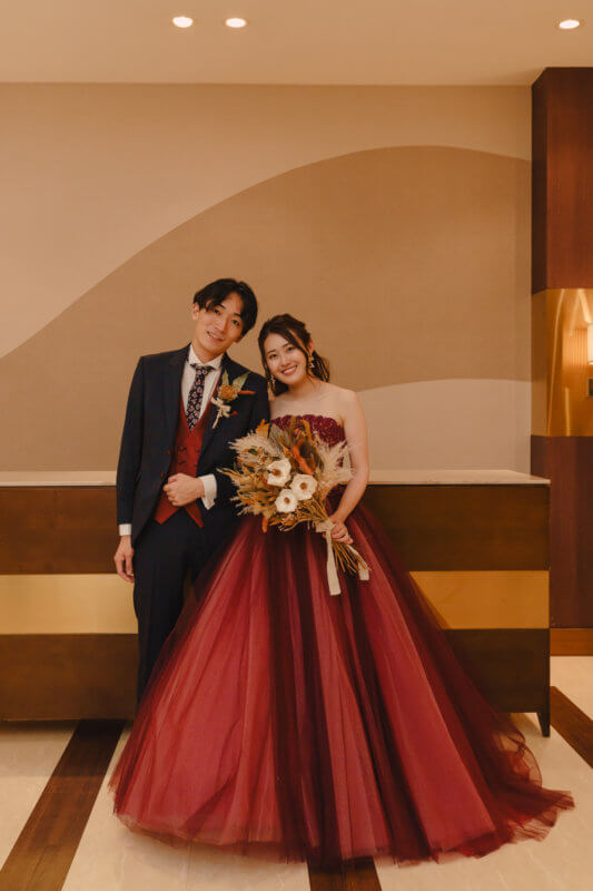 スタイルアップのブルードレスでお色直し：Takako様 - Cocomelodyマガジン