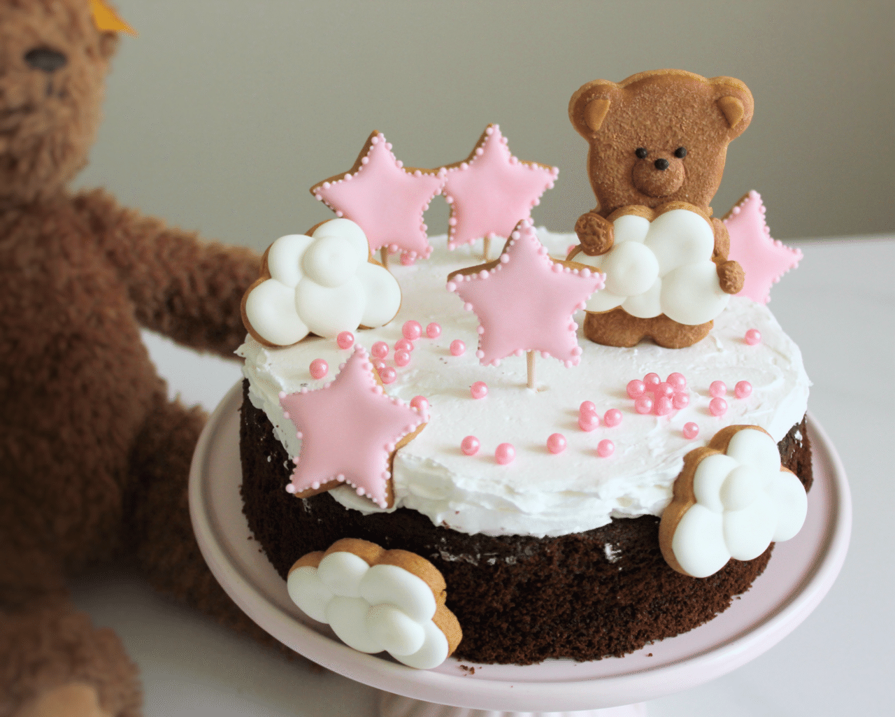 5 個のユニークな男の子または女の子のサイドケーキトッパー ベビーシャワー用 ゴールドアクリル装飾ベーキングデコレーションツールパーティー用品 -AliExpress