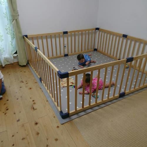 DIY 子どもやけど防止ストーブガード自作 簡単