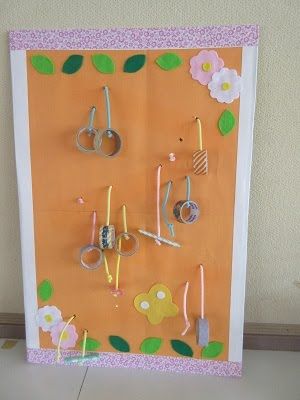 100均の材料とミルク缶で作る！モンテッソーリ教具「ビーズひっぱり」 6ヶ月〜- ままかりブログ