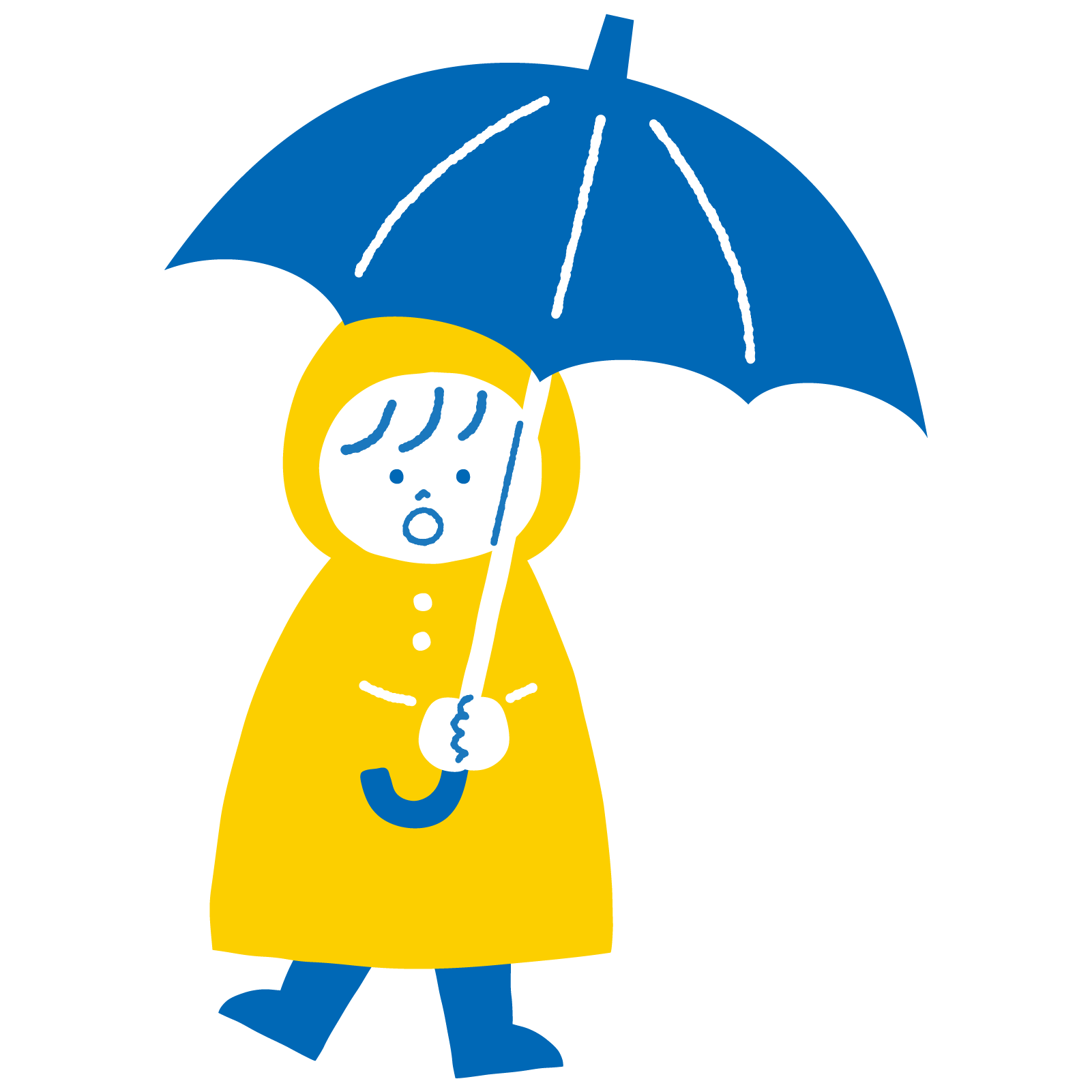 万歳して喜ぶ子供の無料イラストフリーイラスト素材集 ジャパクリップ