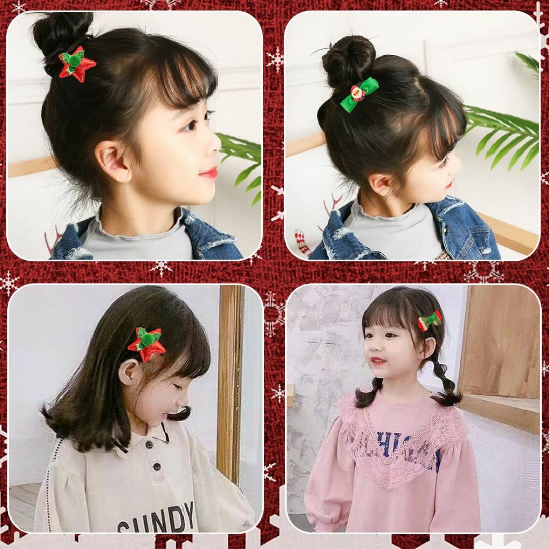 クリスマスの飾り付けでヘアアレンジをした女の子 10161008277 の写真・イラスト素材アマナイメージズ