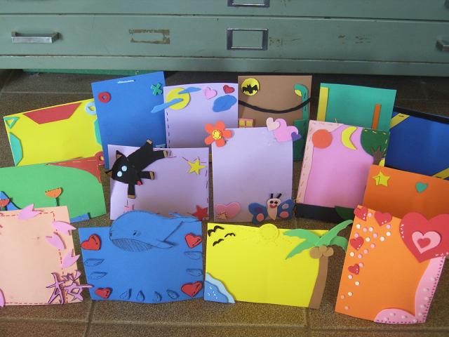 9月2日 火 写真立て製作 ピノキオ組- ながさわ保育園