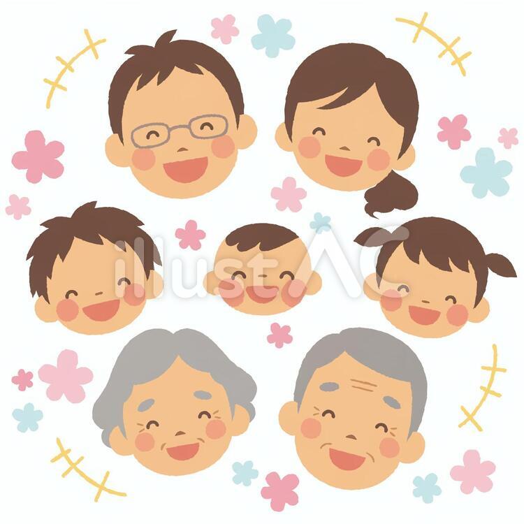 家族のイラスト 人気のフリー素材35選-イラストAC