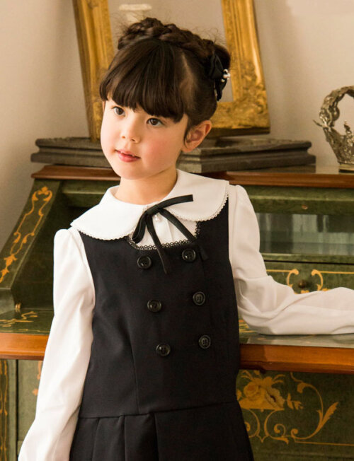 キッズヘアアレンジ：三つ編みクロス by maco可愛い子供の髪型