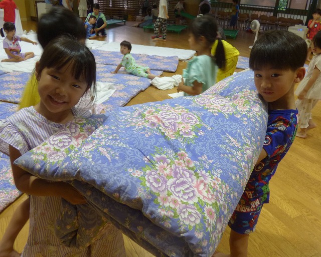 ひまわり組「お泊まり保育2日目」2023.7.29社会福祉法人慈心会 さくら保育園