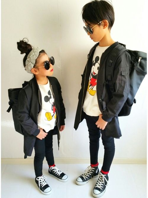 ディズニー双子コーデをインスタで学ぼう♡ブランド別や春夏秋冬コーデ
