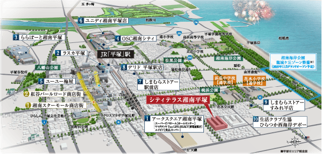 JR東日本：駅構内図・バリアフリー情報（平塚駅）